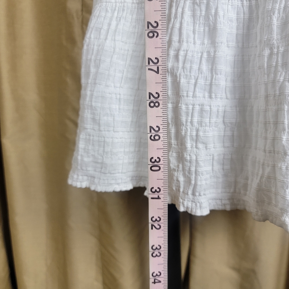 Wild Fable White Ruffled Dress - Picture 7 of 10
